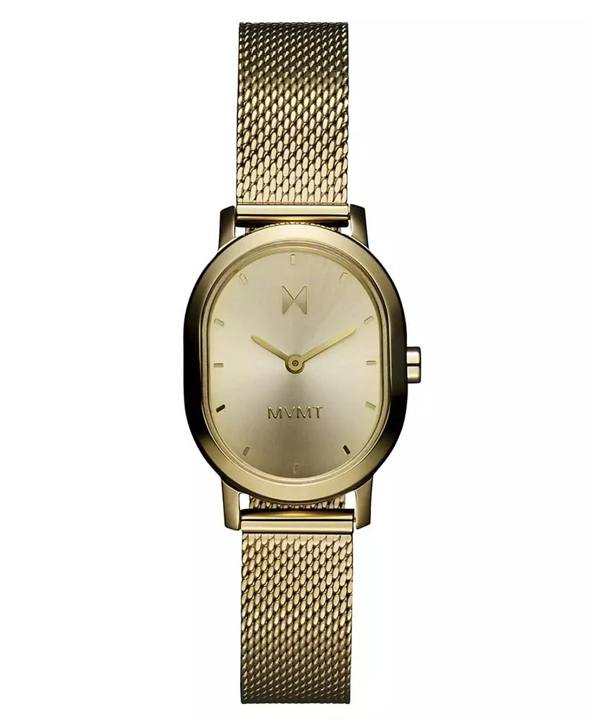 MVMT Women's Carmel Oval Gold Tone Stainless Steel Bracelet Watch, 25mm 1
