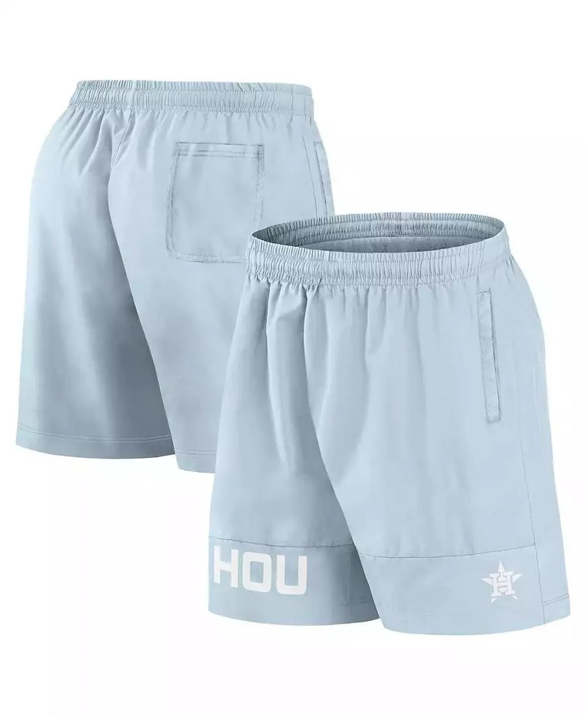 Fanatics Men's Light Blue Houston Astros Elements Swim Shorts 1