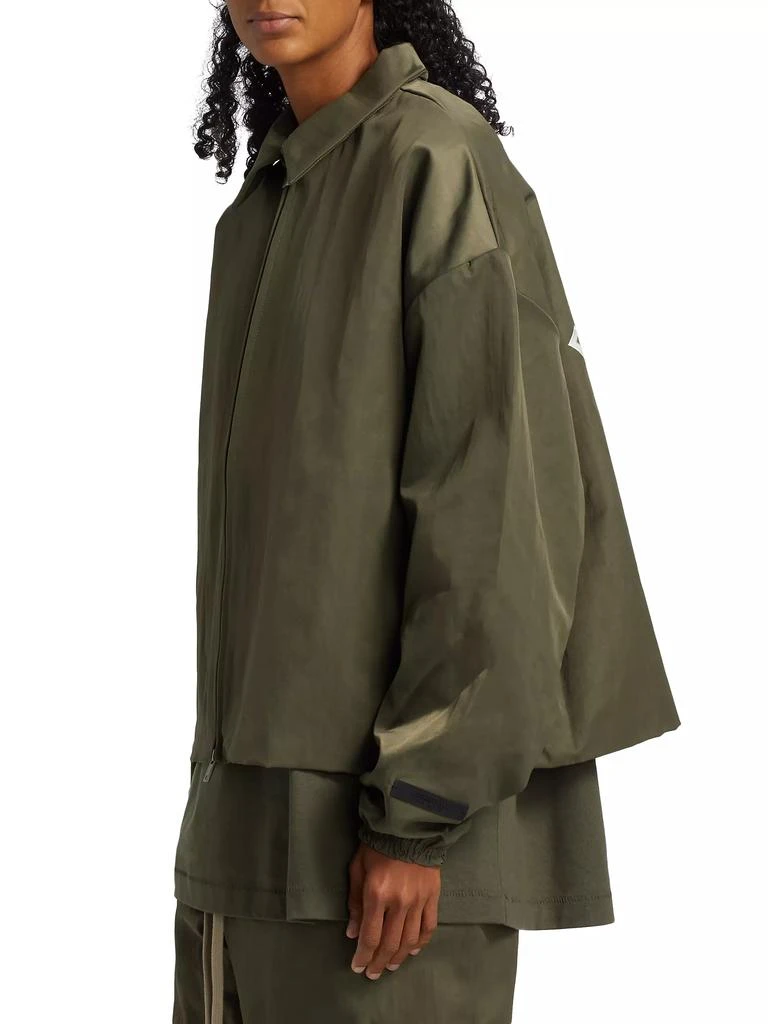 Essentials Textured Nylon Trucker Jacket 8