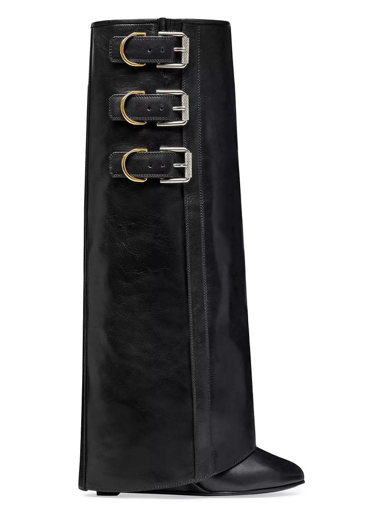 Givenchy Shark Lock Voyou Buckle Boots