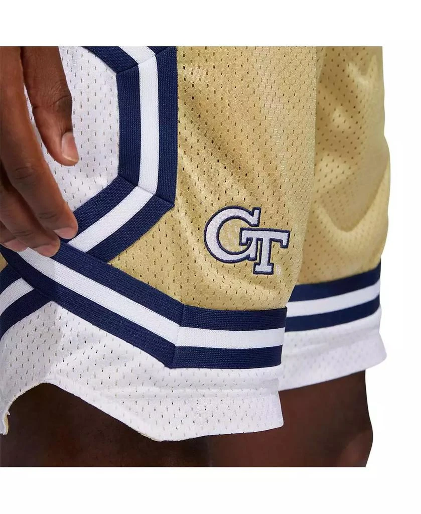 Adidas Men's Gold Georgia Tech Yellow Jackets Swingman AEROREADY Basketball Shorts 3