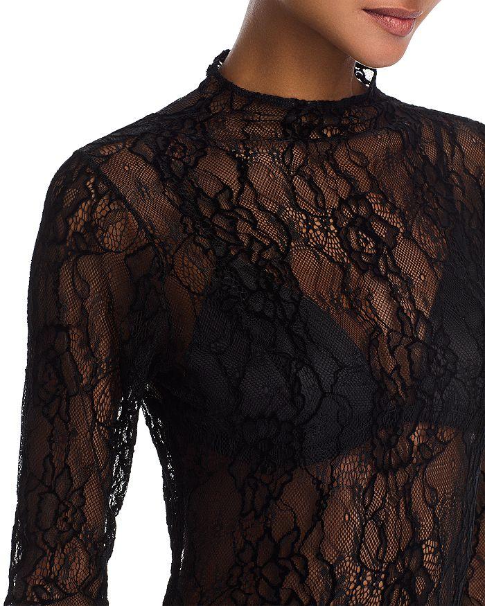 Good American Long Sleeve Lace Gown