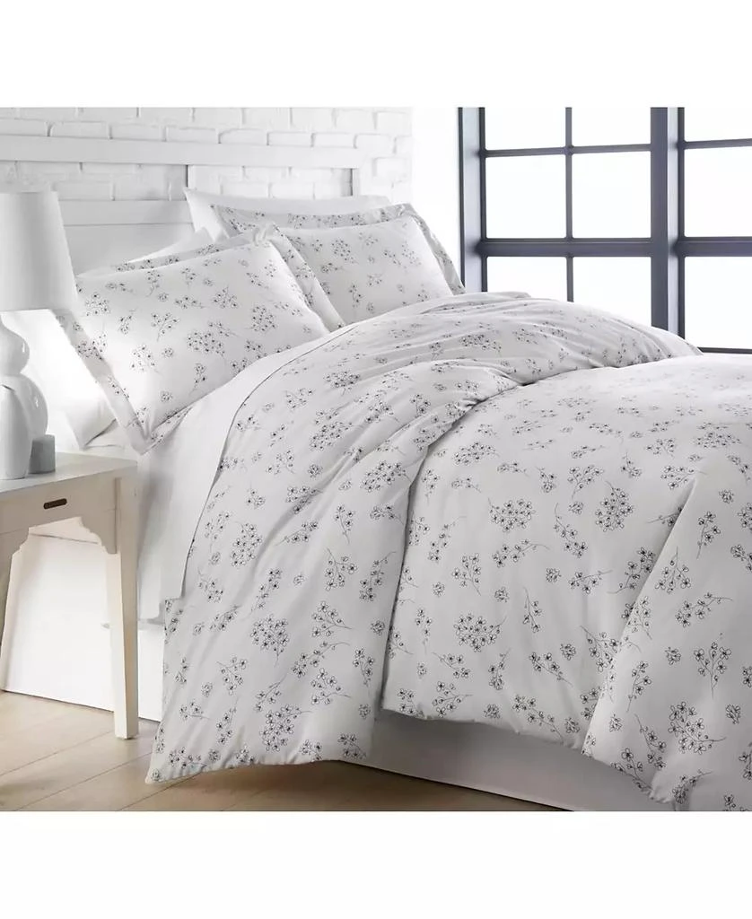 SOUTHSHORE FINE LINENS Sweet Florals Ultra Soft 3-Pc. Duvet Cover Set 1