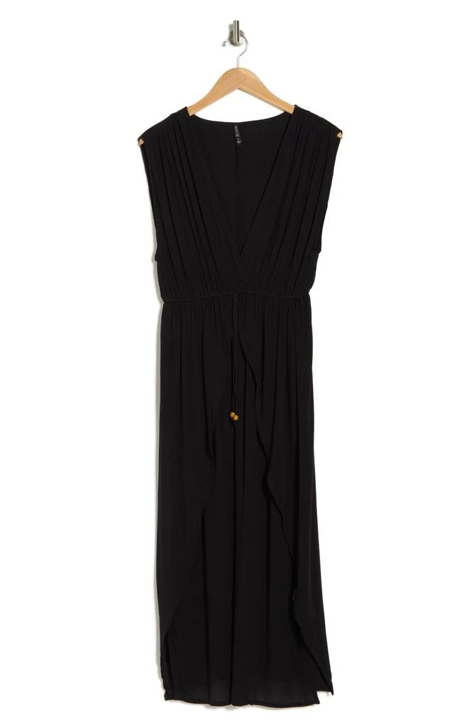 BOHO ME V-Neck Front Tie Cover-Up Maxi Dress 3
