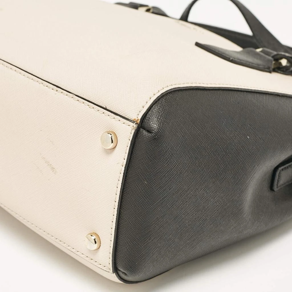 Kate Spade Kate Spade Black/Cream Leather Cameron Street Teegan Top Handle Bag 23