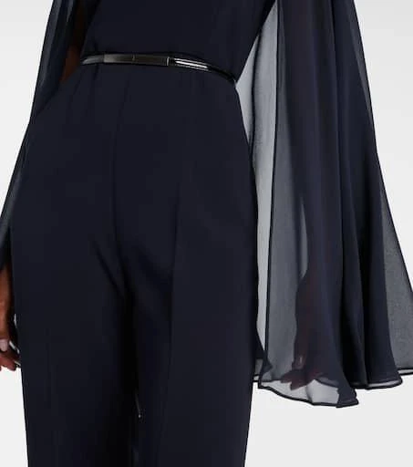 Max Mara Vertice caped cady jumpsuit 5