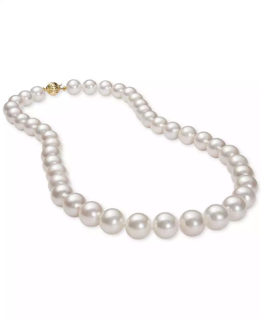 Belle de Mer Cultured Freshwater Pearl (9-1/2mm) Collar 18" Necklace