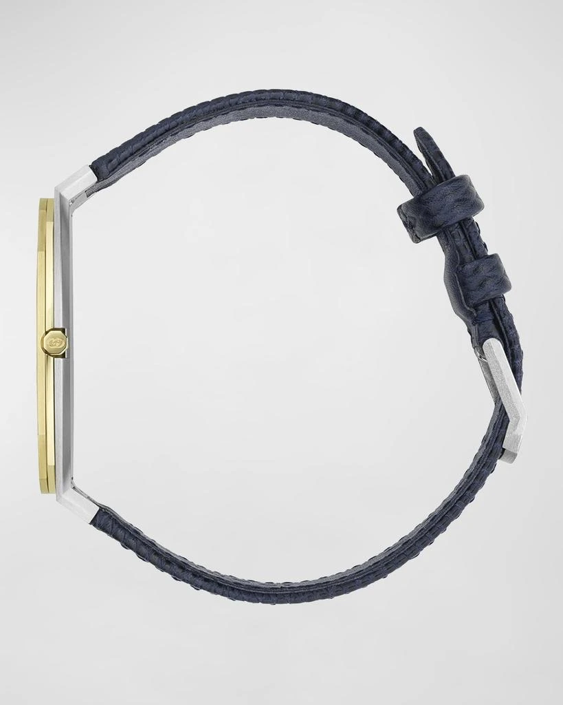 Gucci Gucci 25H Leather-Strap Watch, 38mm 3