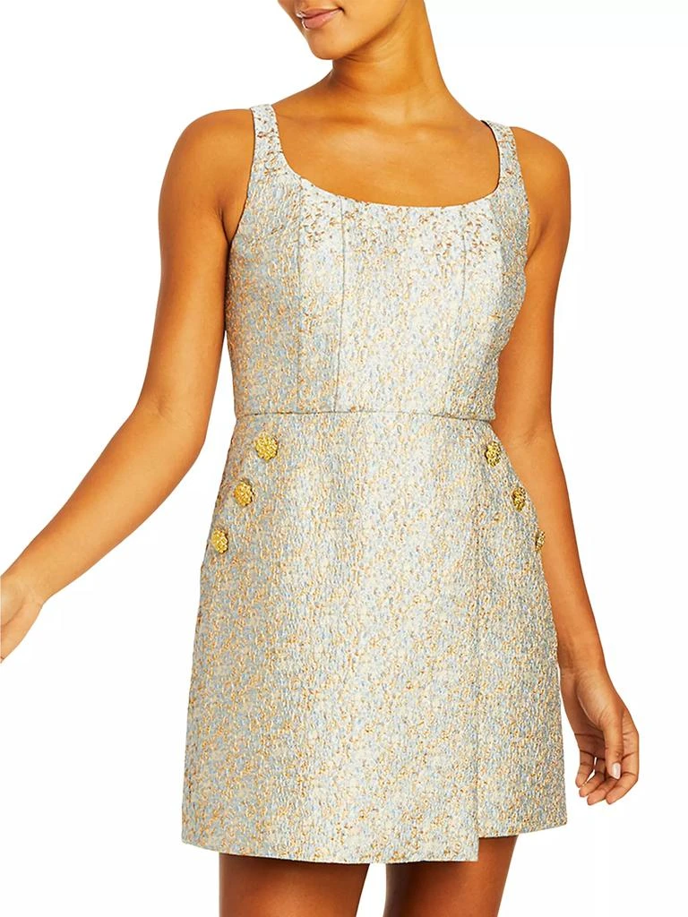 Mestiza New York Chianti Jacquard Minidress 3