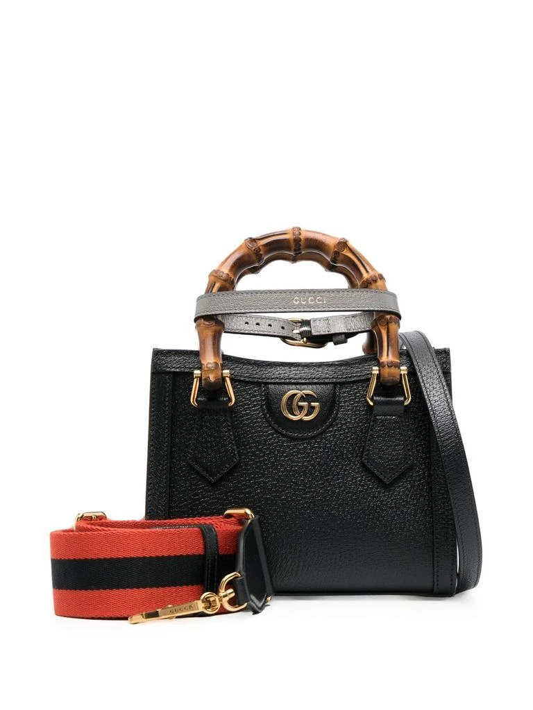 Gucci GUCCI - Diana Mini Leather Shopping Bag 4