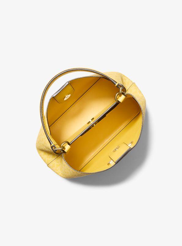 Michael Kors Pratt Small Signature Logo Shoulder Bag