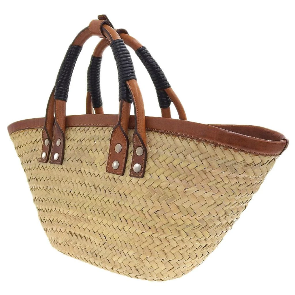 Balenciaga Straw Leather Handbag (Pre-Owned) 2