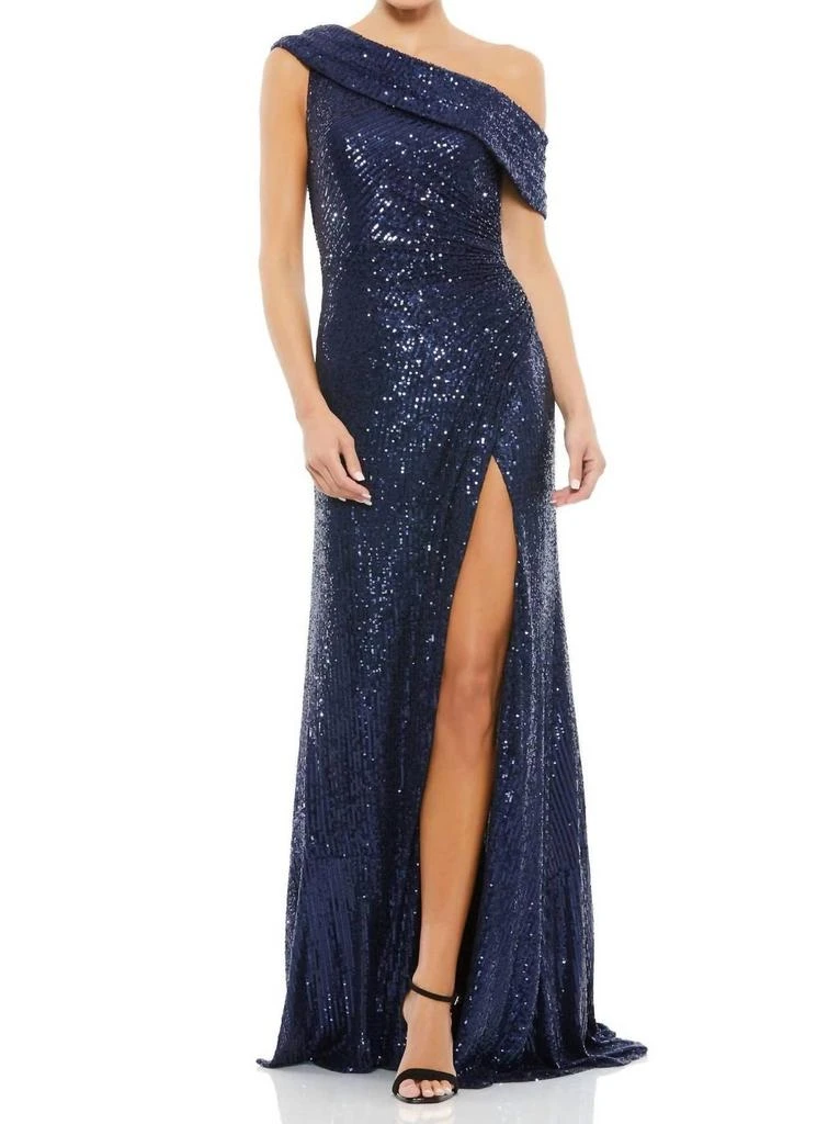 Mac Duggal Mac Duggal - Sequined Drop Shoulder Gown