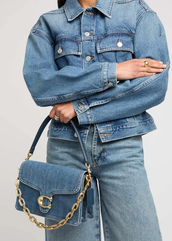 Coach Tabby denim shoulder bag 6