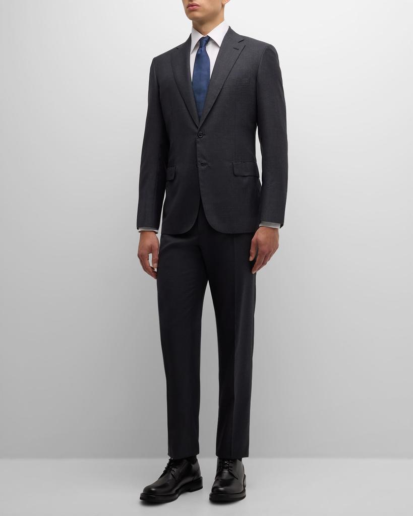 Brioni Men's Tonal Check Wool Suit