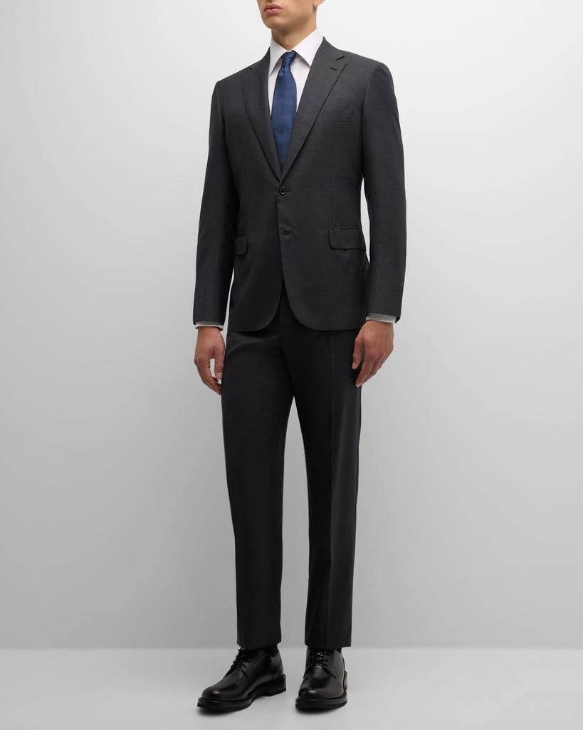 Brioni Men's Tonal Check Wool Suit 4