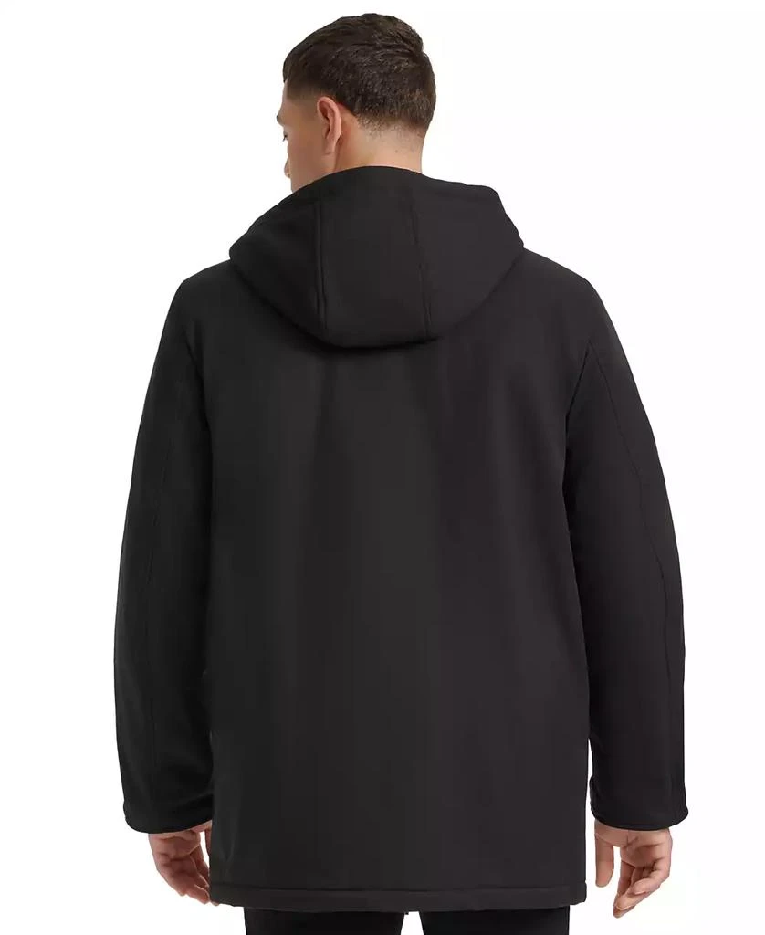 CHAMPION Men's Performance Hooded, Faux Sherpa-Lined Peacoat Jacket 2