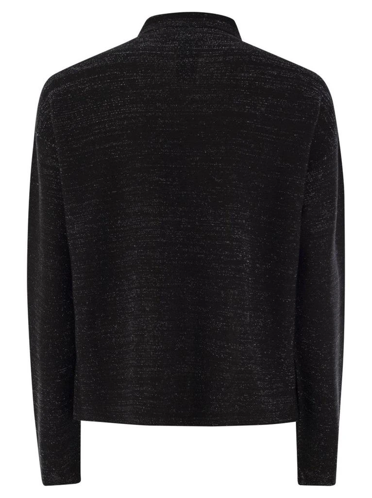 Fabiana Filippi Cotton And Lurex Polo Neck Sweater 2