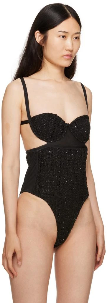 GCDS Black Sequin Bodysuit 4