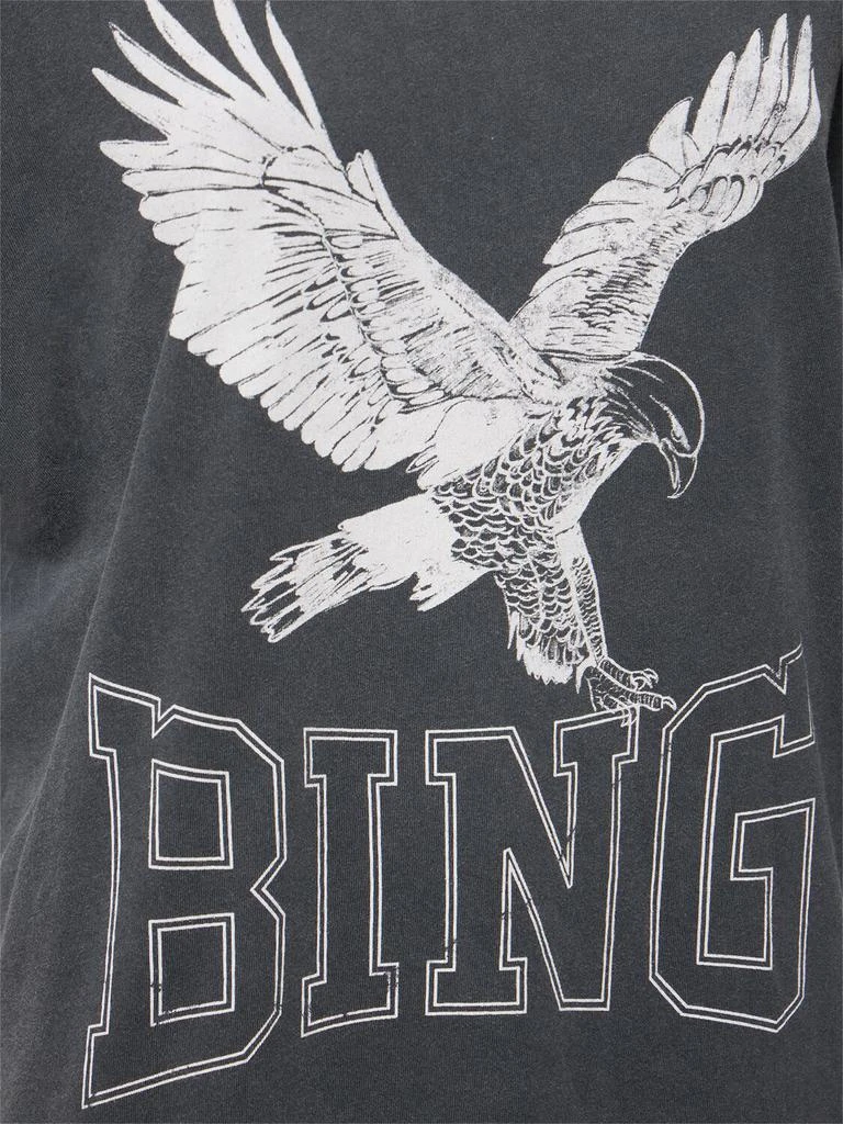 ANINE BING Lili Retro Eagle Cotton Jersey T-shirt 3