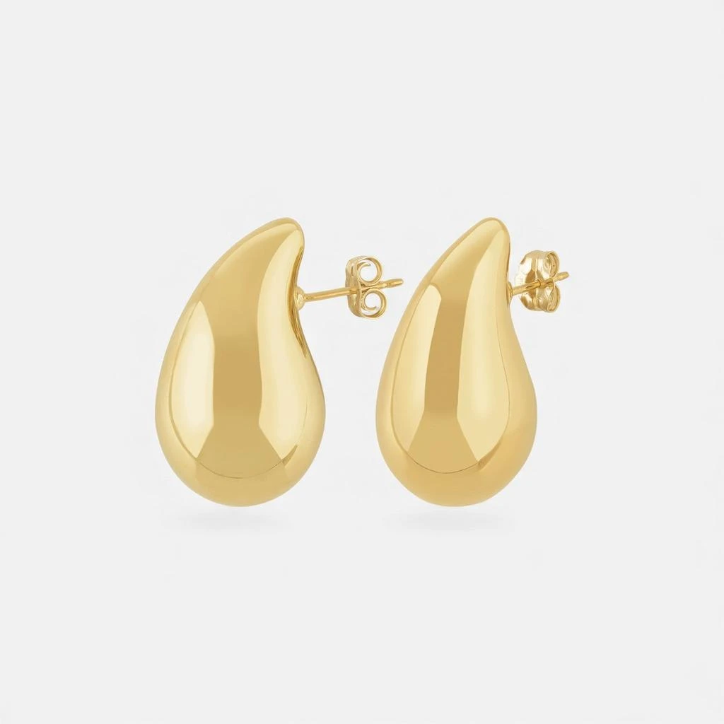 Ina Mar Ina Mar 14K Yellow Gold Teardrop Stud Earrings 21/3391
