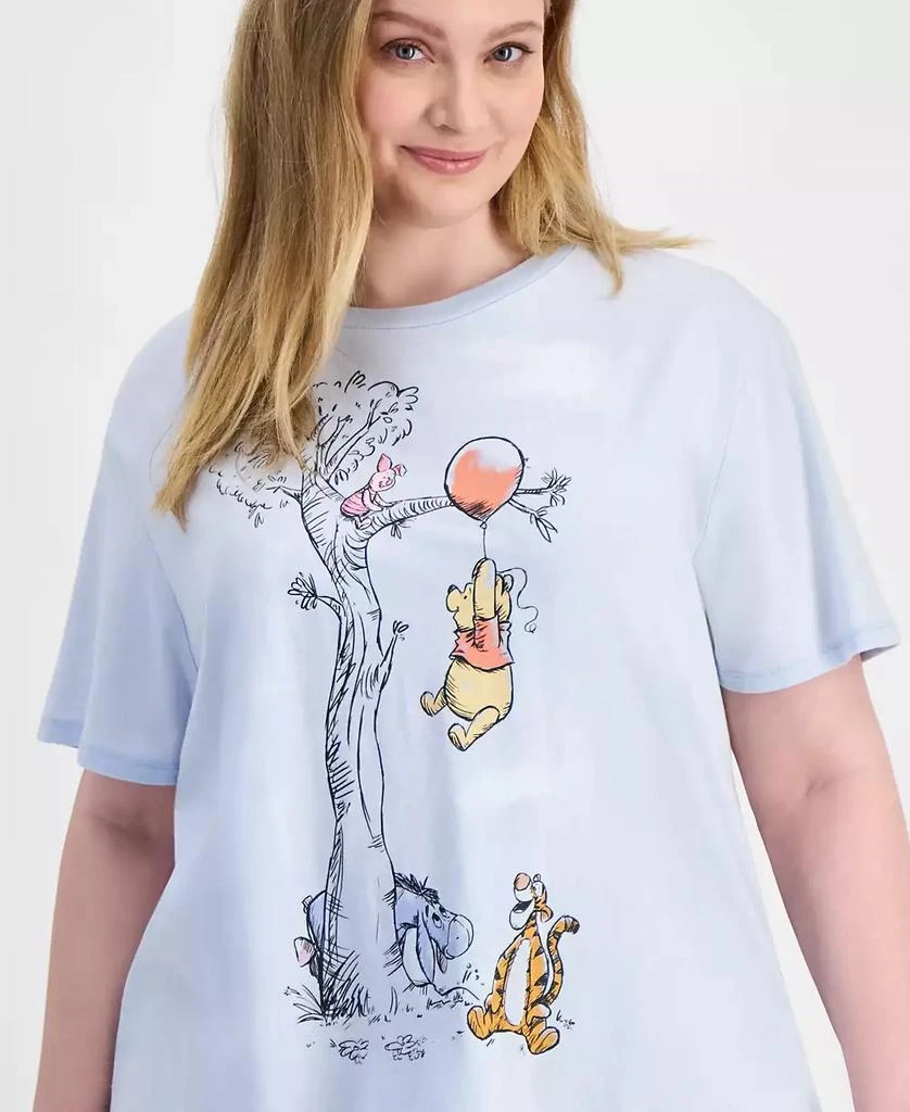 Disney Trendy Plus Size Winnie the Pooh T-Shirt 3
