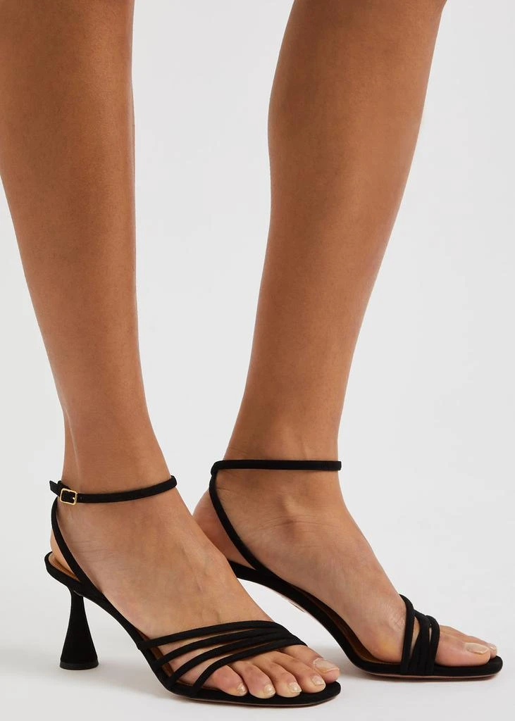 Aquazzura Latour 75 suede sandals 5