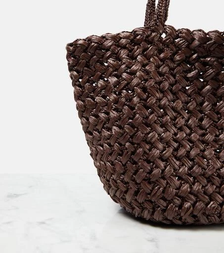 The Row Estelle raffia tote bag 6