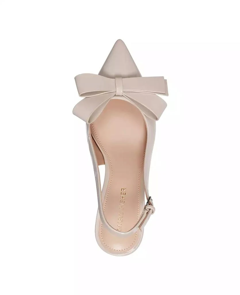Marc Fisher Women's Allon Bow Slingback Pumps 4