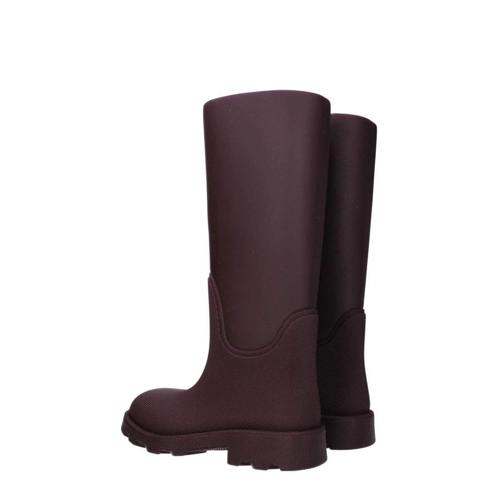 Burberry Burberry Red Cotton Rain Boots 4