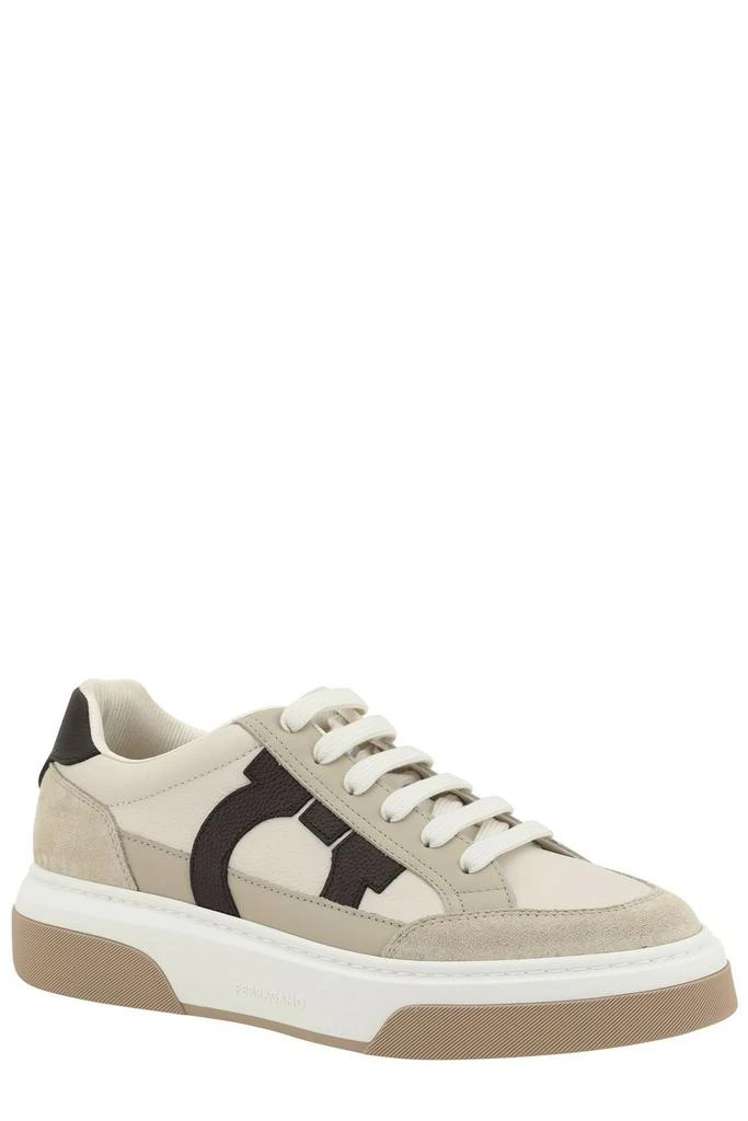 Salvatore Ferragamo Ferragamo Gancini Ornament Low Top Sneakers 2