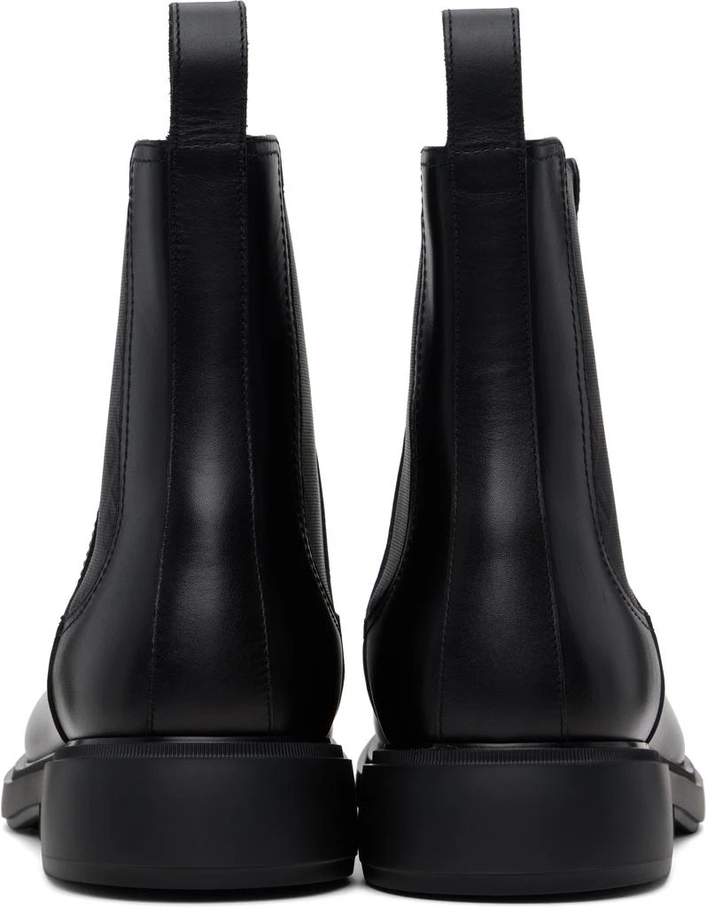 Ferragamo Black Beat Camden Chelsea Boots 2