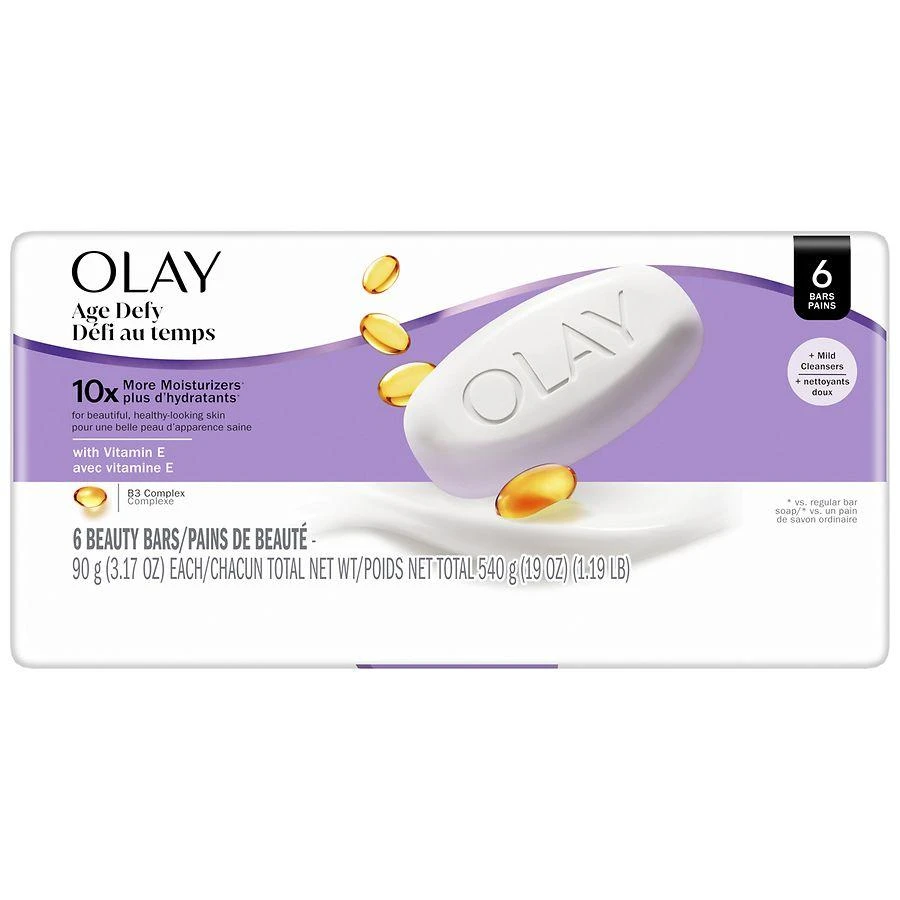 Olay Age Defying Bar Soap, Beauty Bars Vitamin E and Vitamin B3 Complex 2