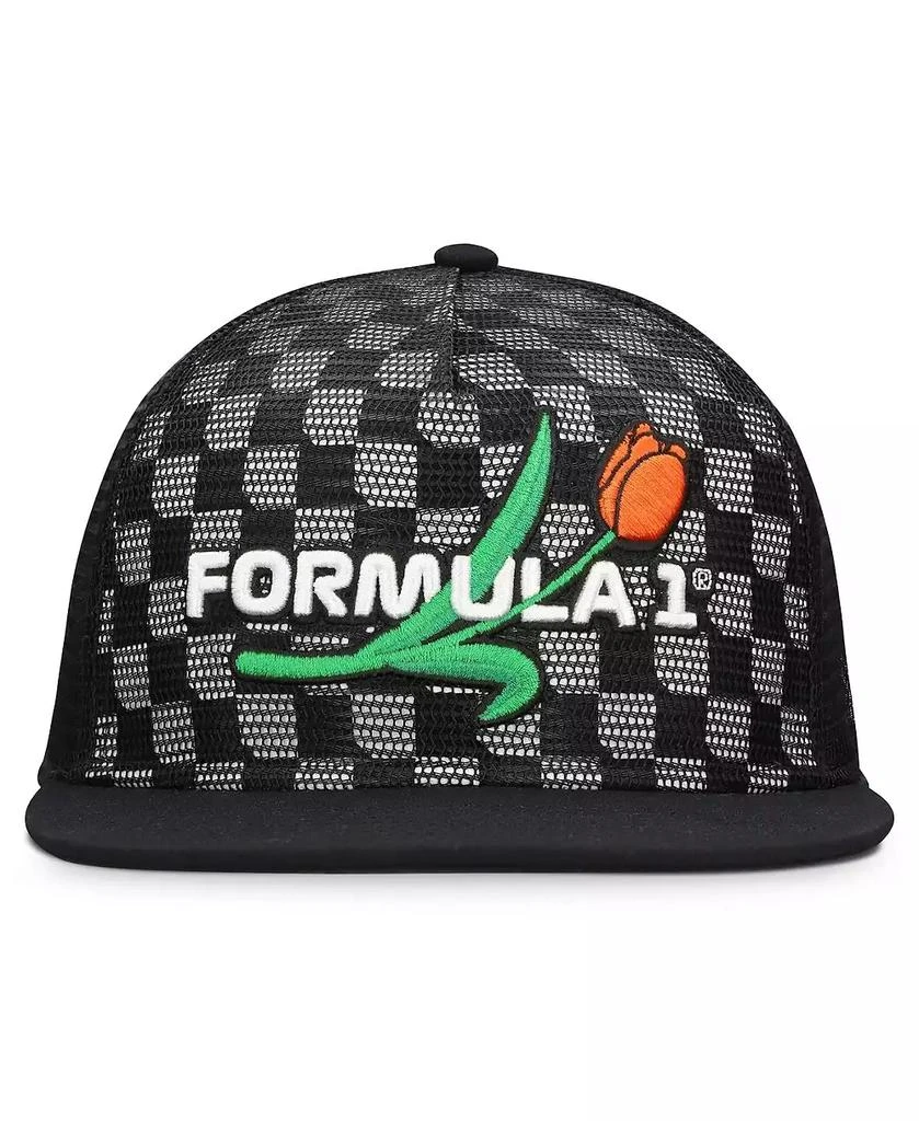 Formula 1 Men's Black Drift All-Around Mesh Adjustable Hat 2