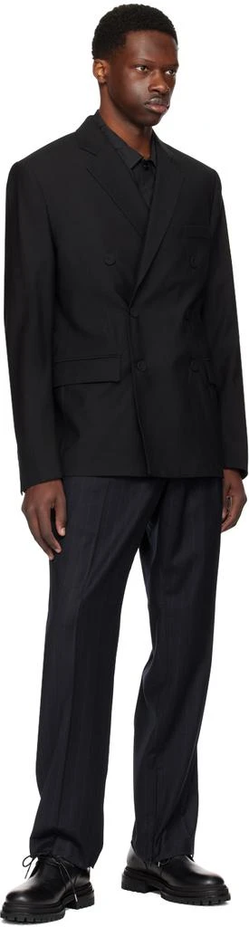 424 Black Double-Breasted Blazer 4