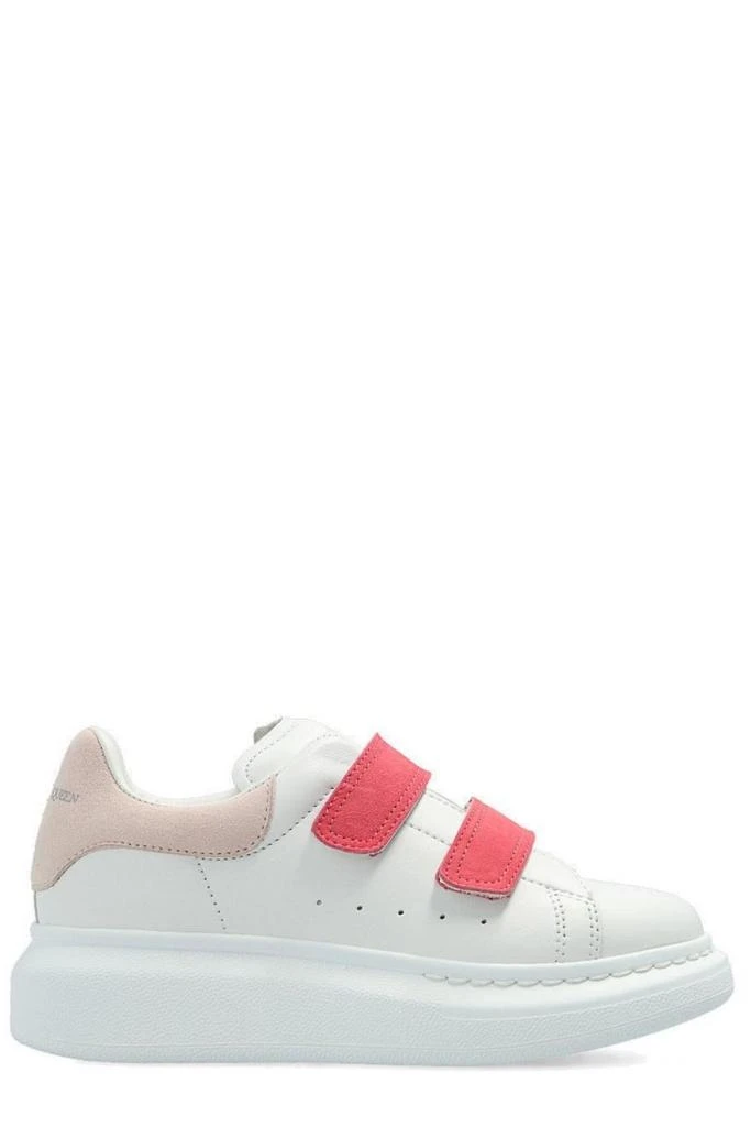 Alexander McQueen Kids Alexander McQueen Kids Round Toe Touch-Strap Sneakers 1