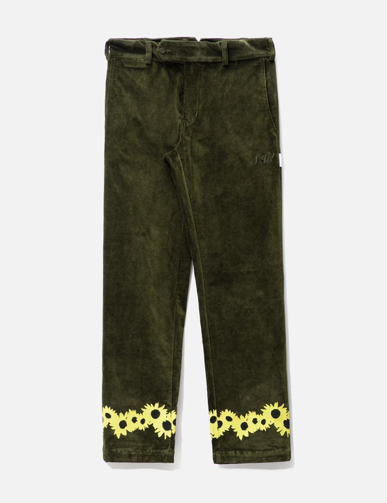 Saintwoods SW Velvet Flower Formal Pants