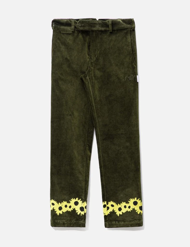Saintwoods SW Velvet Flower Formal Pants 1