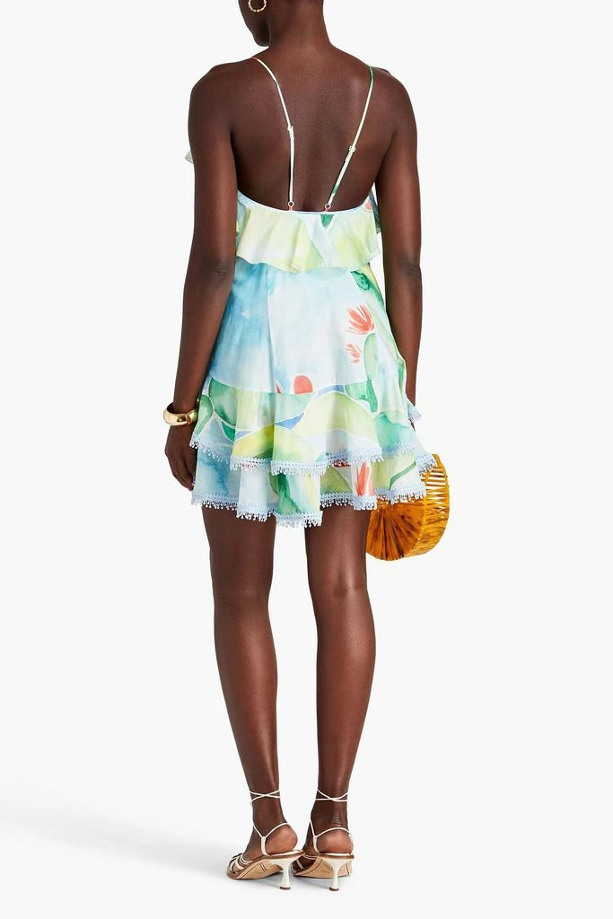Charo Ruiz Ibiza Teruel ruffled cotton-blend voile mini dress 3