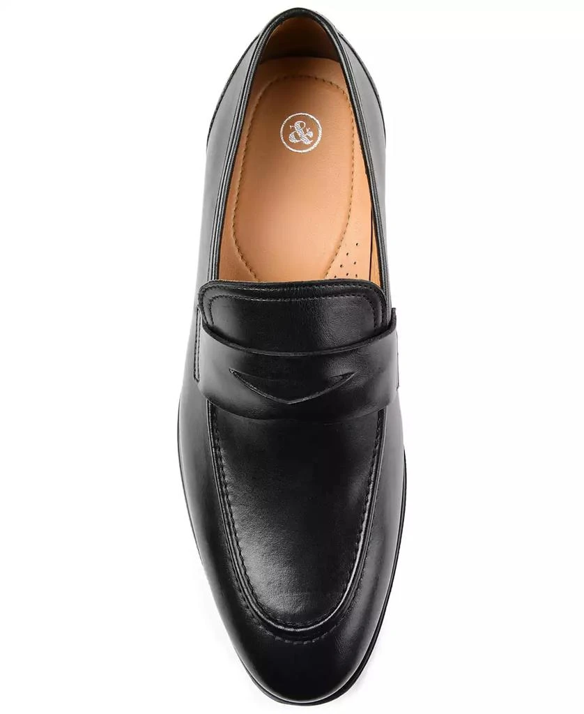 Thomas & Vine Men's Bishop Apron Toe Penny Loafer Shoe 4