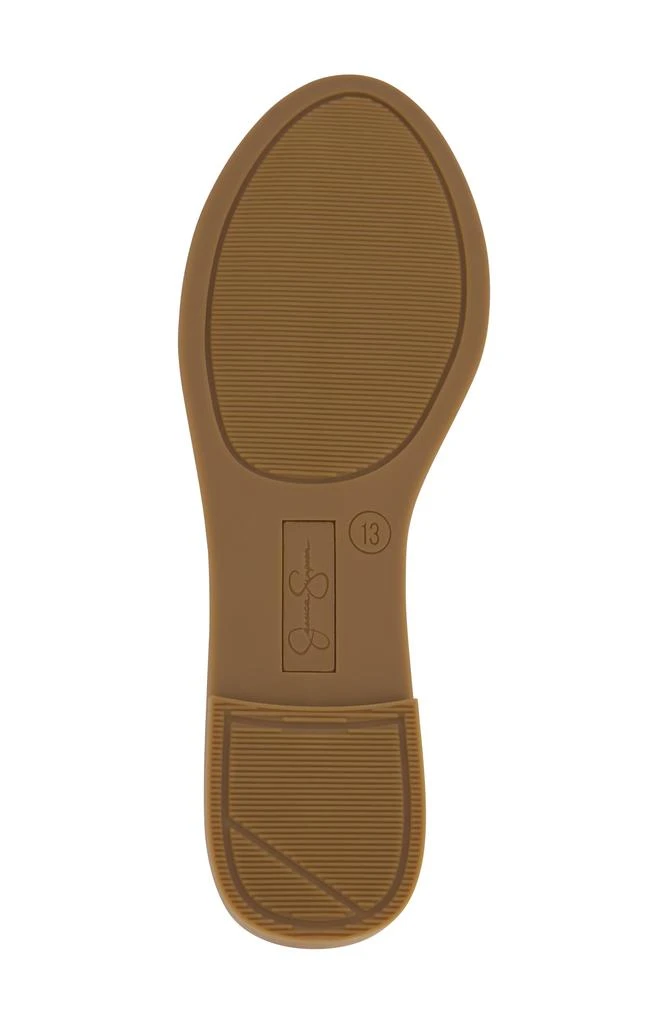 Jessica Simpson Kids' Amy Petal Ankle Strap Flat 6