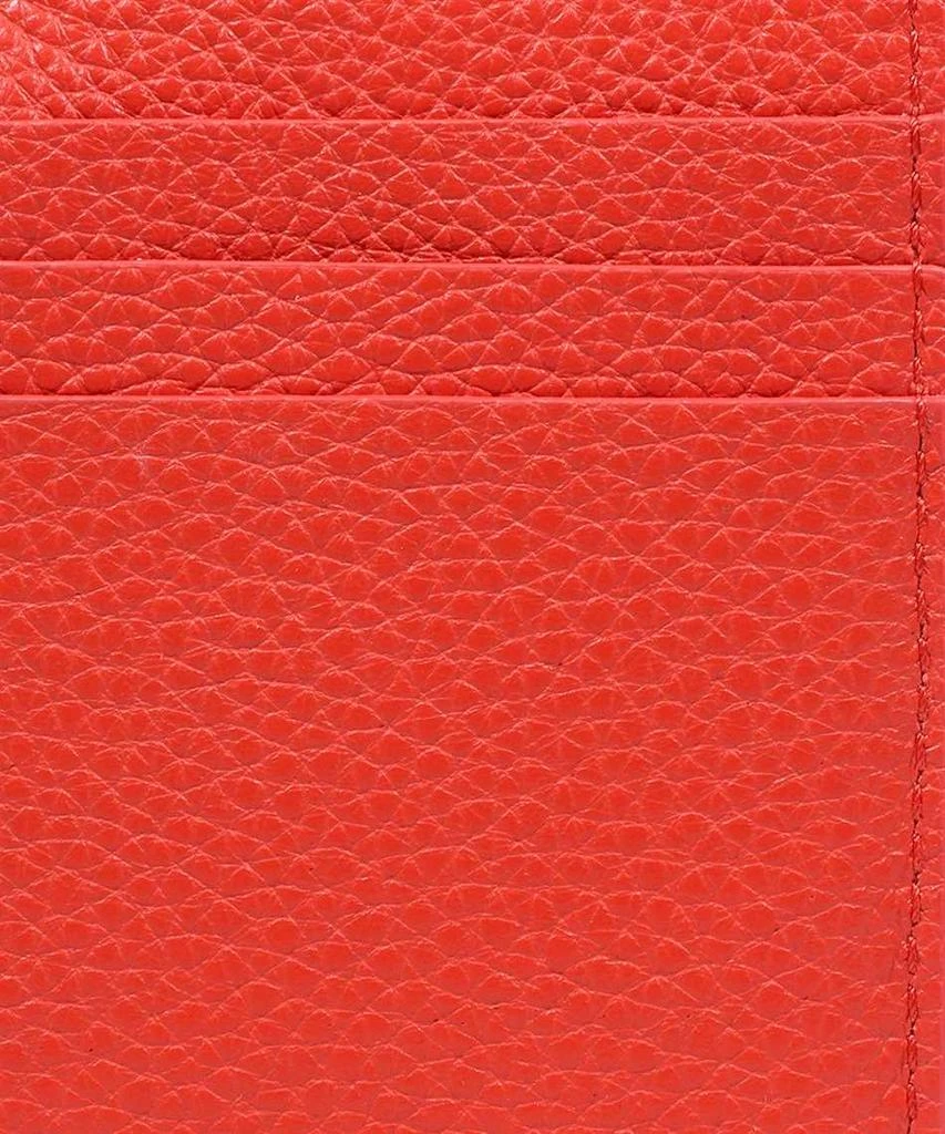 Ferrari Ferrari zip in textured leather card holder 3