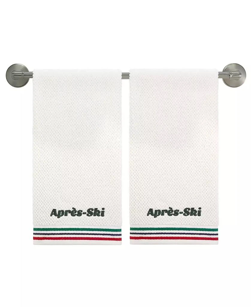 IZOD Apres Ski Cotton 2-Pack Hand Towel Set, 16" x 28" 3