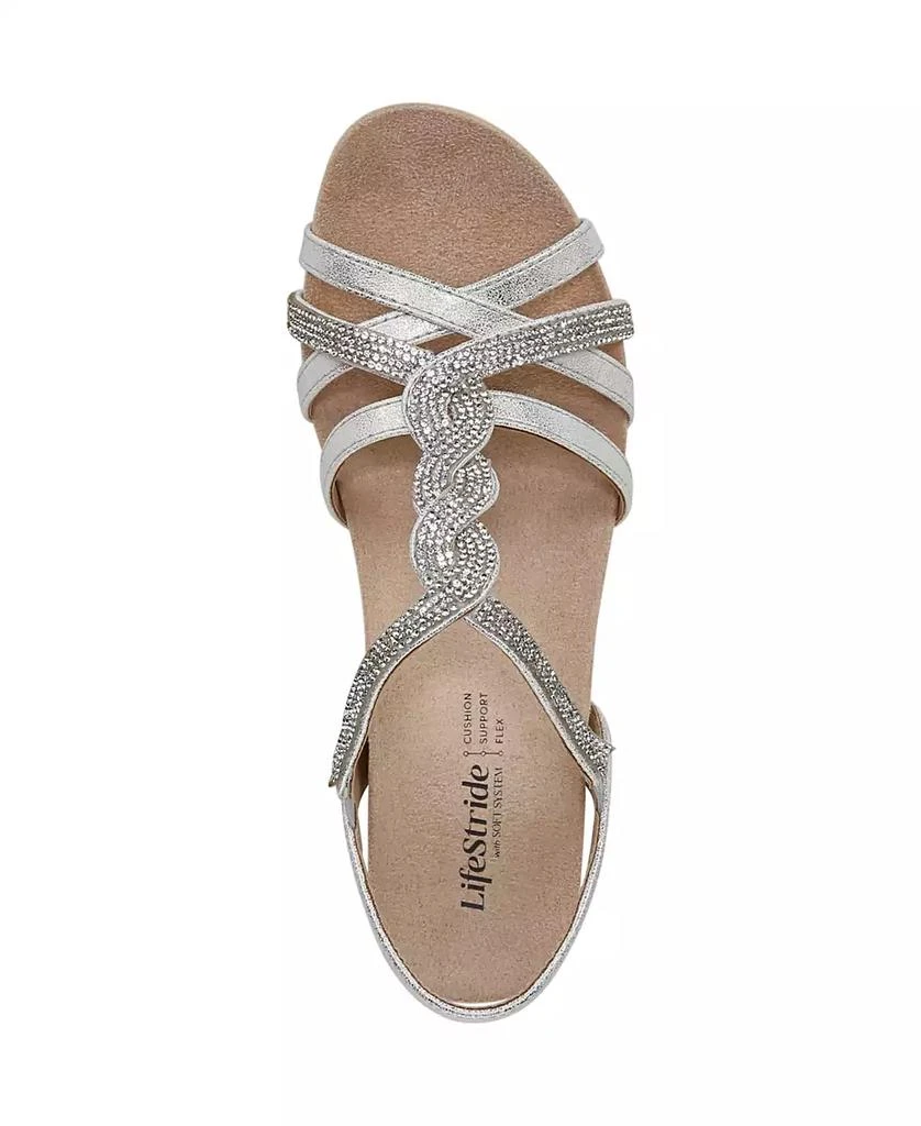 LifeStride Women's Miami Strappy Wedge Sandals 4