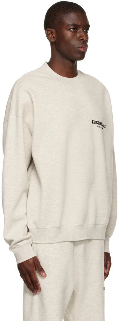 Fear of God ESSENTIALS Off-White Crewneck Sweatshirt 2