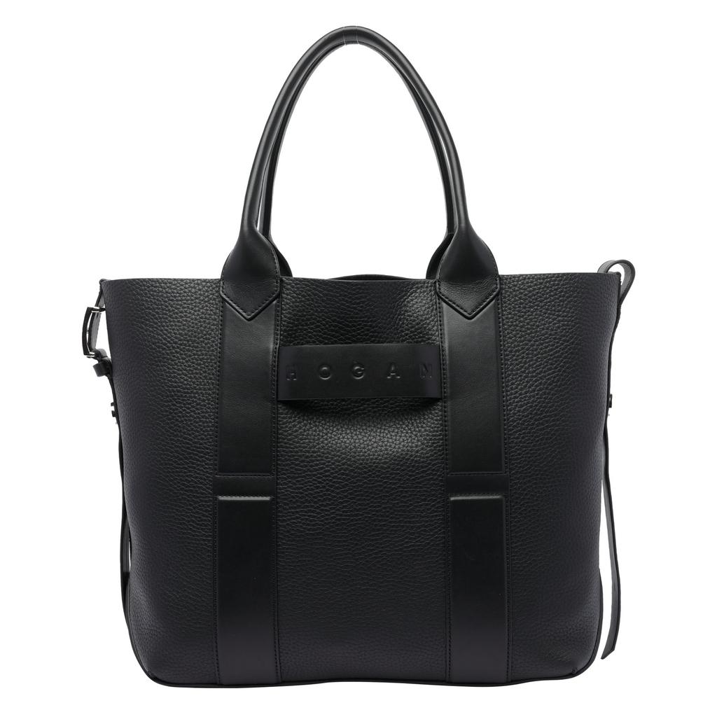 トートバッグ HOGAN HOGAN SCRIPT MEDIUM SHOPPING BAG hogan Hogan Script Medium Shopping Bag - Tote Bags - Free