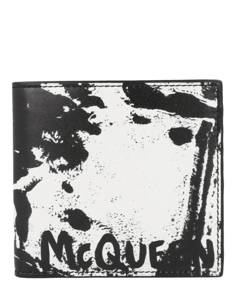 Alexander McQueen Graffiti Logo Bi-Fold Wallet 1