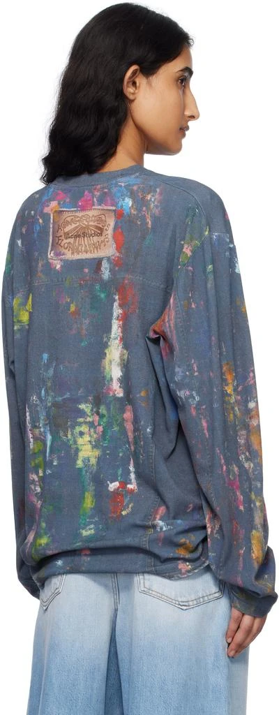 Acne Studios Blue Trompe L'oeil T-shirt 3