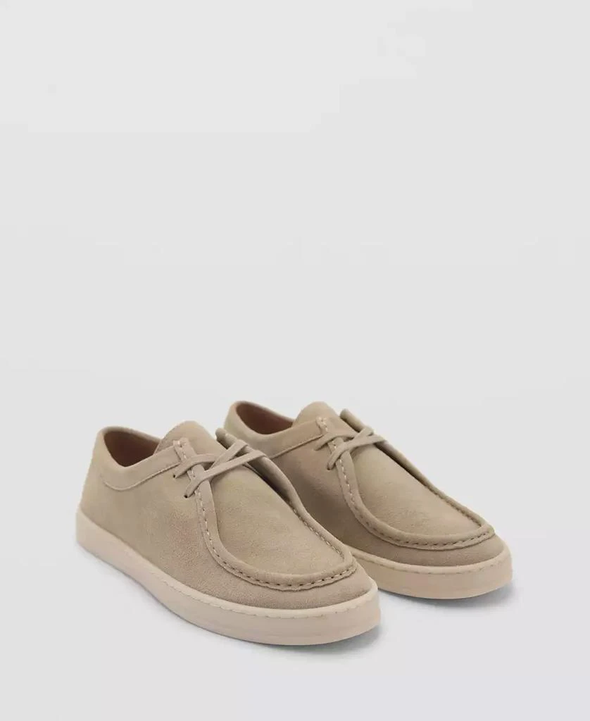 Mango Men's Suede Nautical Shoes 1