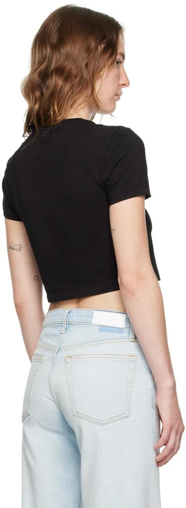 Re/Done Black Hanes Edition Micro T-Shirt 3